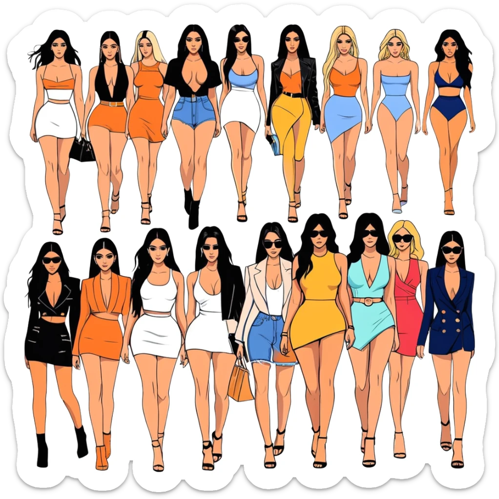Josh King Madrid JetSet, Tefi Valenzuela, Ana Cheri, Valeria Orsini, Timiree, Kim Kardashian , Kylie Jenner, Narmin Assira, Jamie Maelani, Ashley Flores, Dan Fleyshman, DanielG, Shelby Sapp🔥🔥🔥 sticker