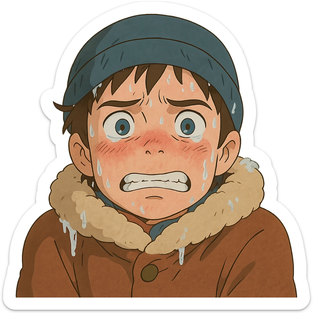 face freezing sticker