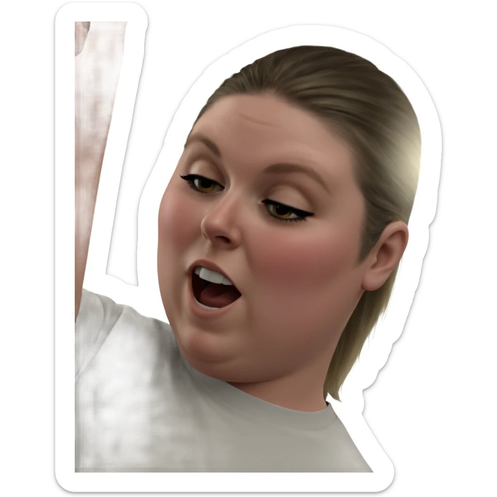 blurry boy meme expression sticker