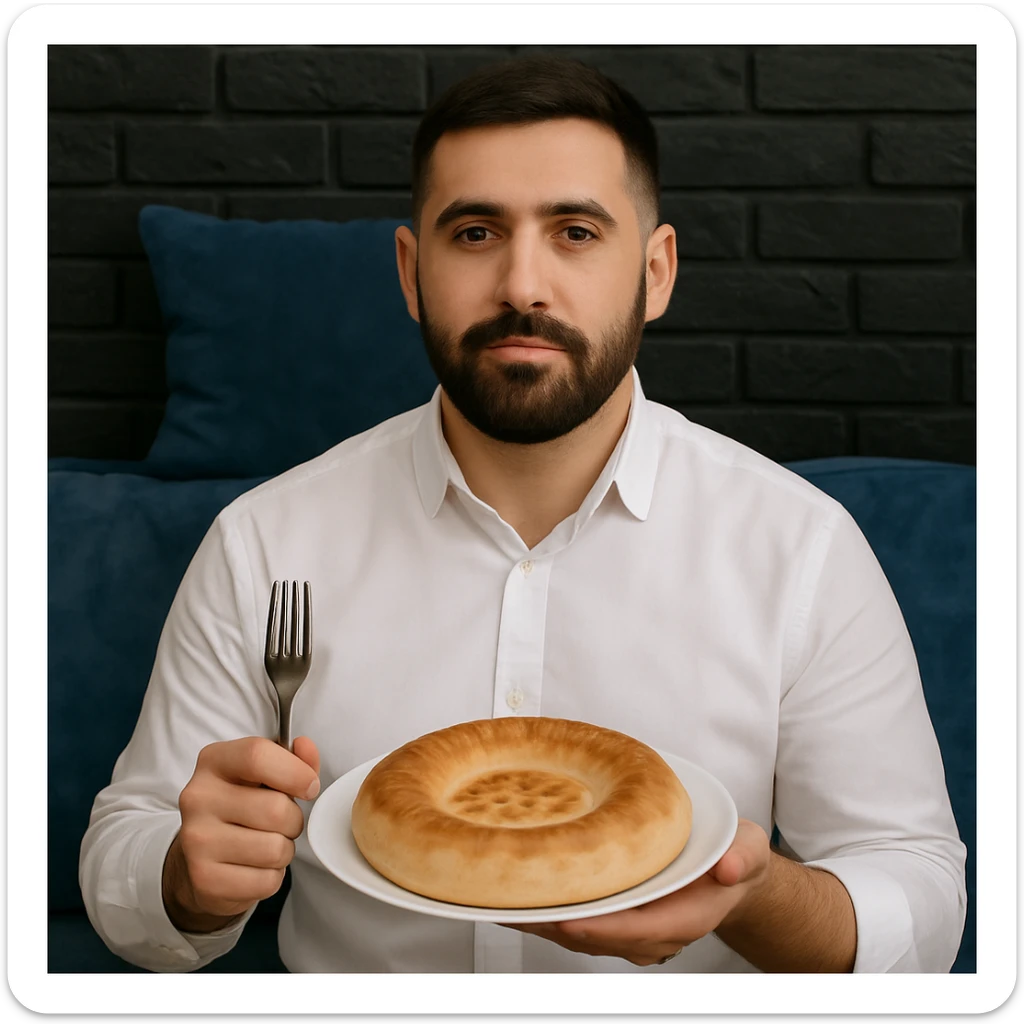 birinchidagi odamni yuziga 2 rasmdagi odamga juda uxshatib chizib bergin xuddu shunday non yen utirganini sticker