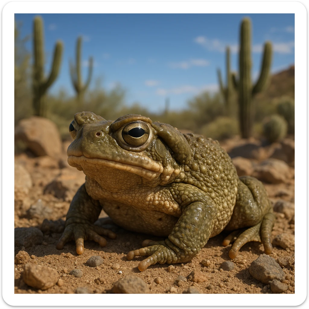 Sonoran toad sticker