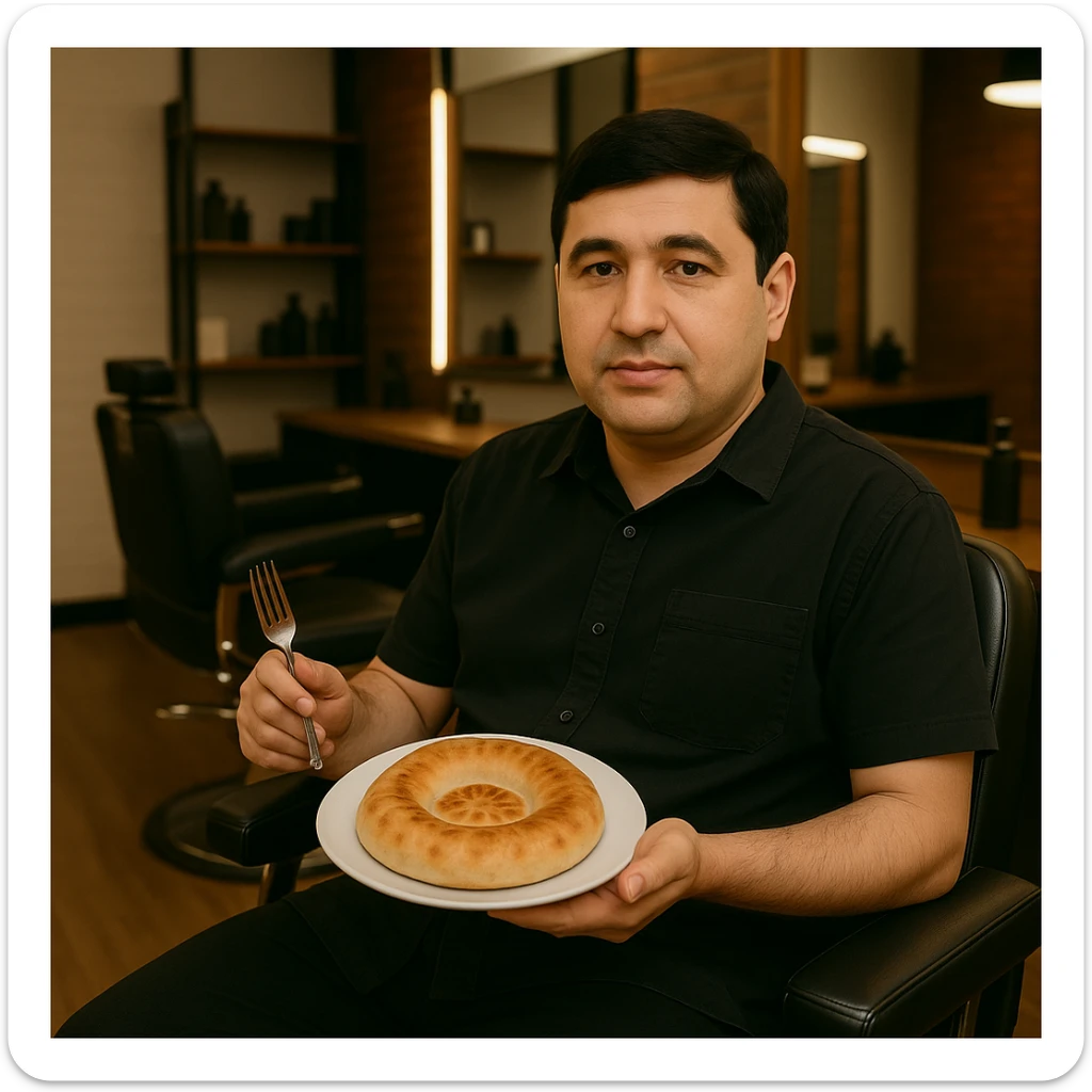 birinchidagi odamni yuziga 2 rasmdagi odamga uxshatib chizib bergin xuddu shunday non yen utirganini sticker