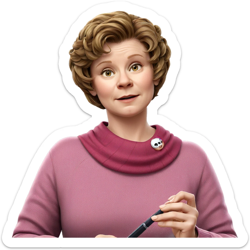 realistic portrait of a girl sticker