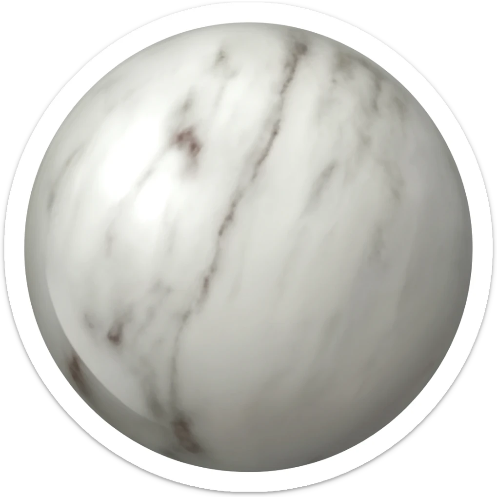 a single marble look like Venus sticker