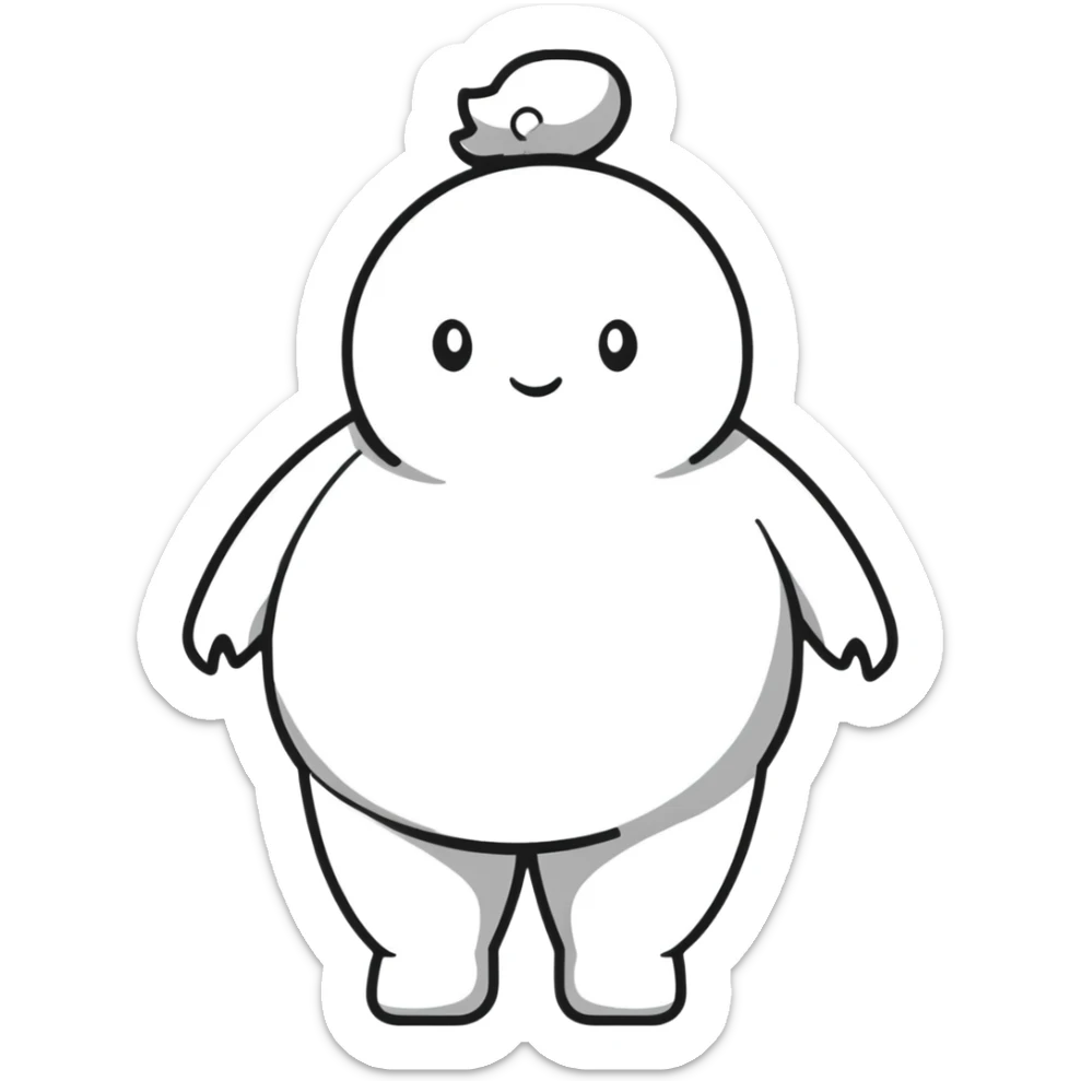 Venus of Willendorf prehistoric limestone figurine, rotund female figure with detailed rounded body sticker