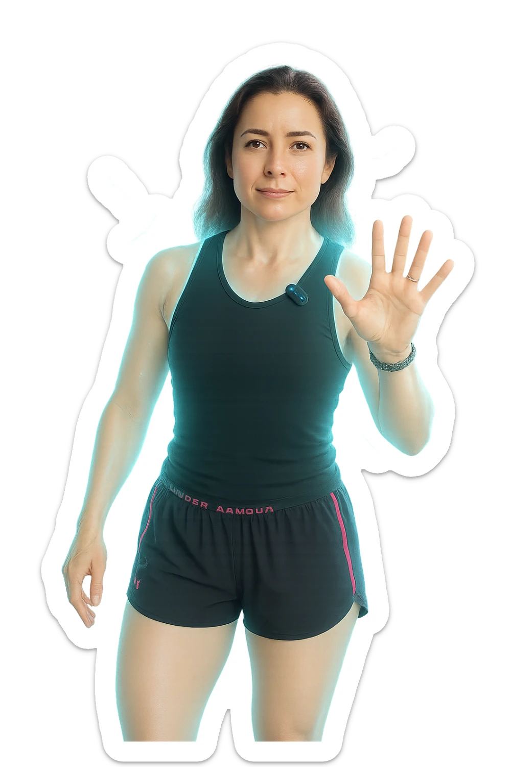 Donna senza cellulite grazie alla sua infiammazione sistemica bassa (fallo capire come vuoi) sticker