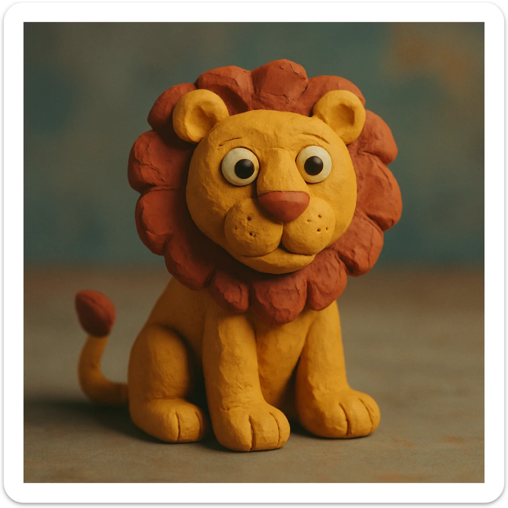 Lion sticker