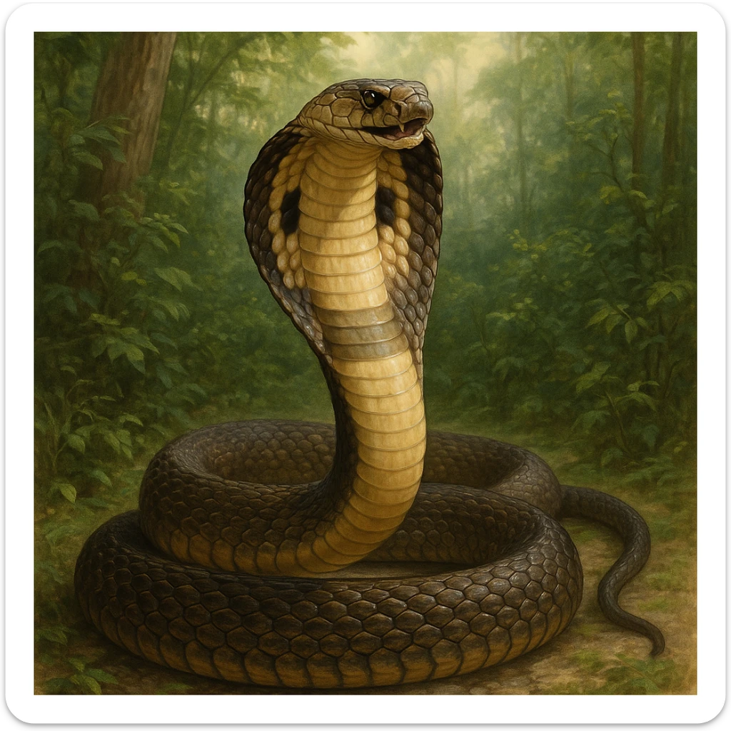 King cobra sticker