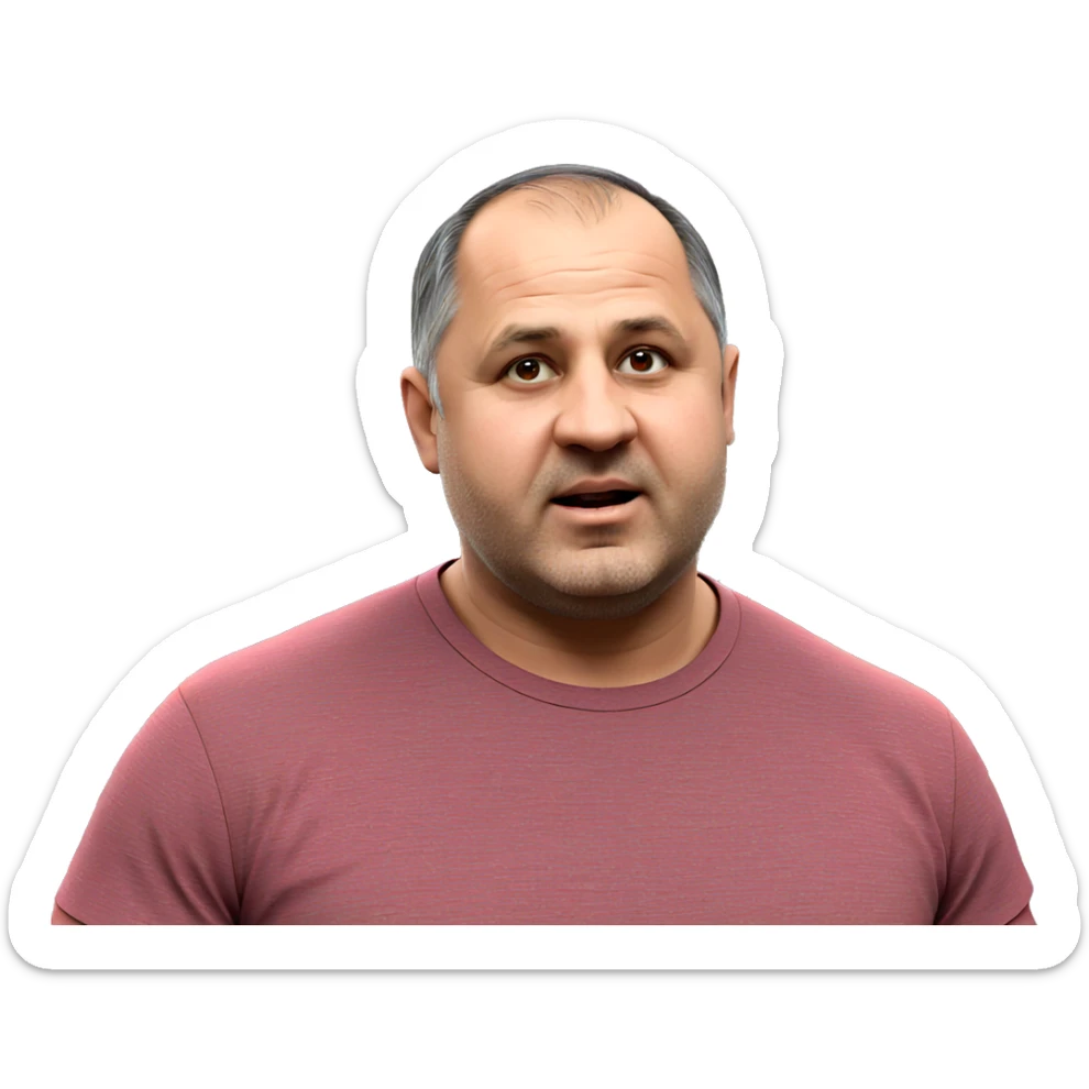 boy in red shirt outdoors sticker