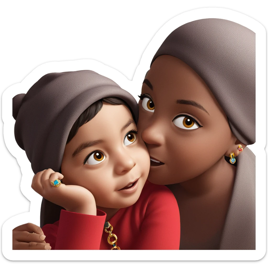 girls in hats with jewelry sticker