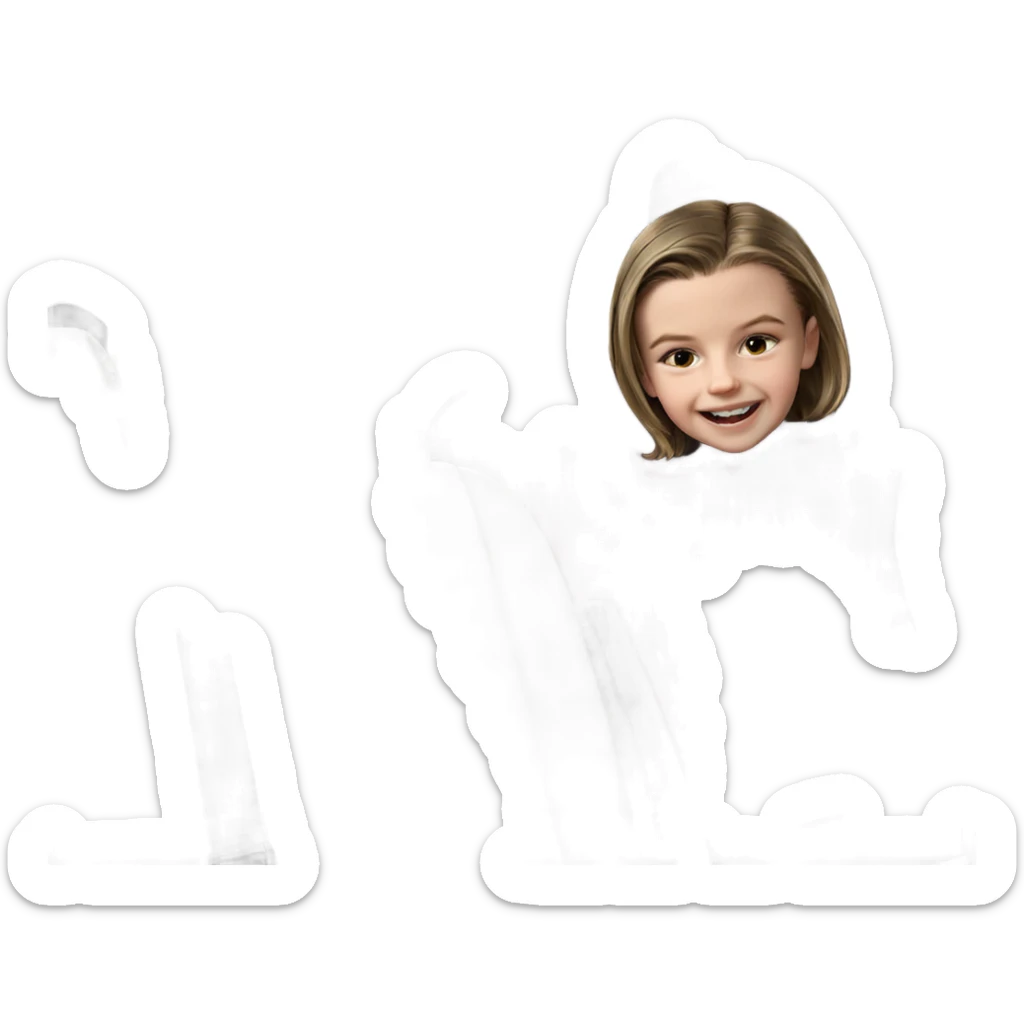 girl in car interior sticker