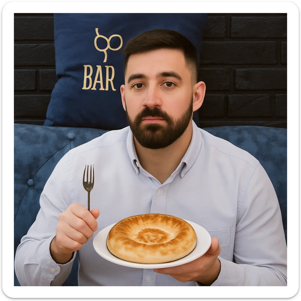 birinchidagi odamni yuziga 2 rasmdagi odamga uzidak qilib chizib bergin xuddu shunday non yen utirganini sticker