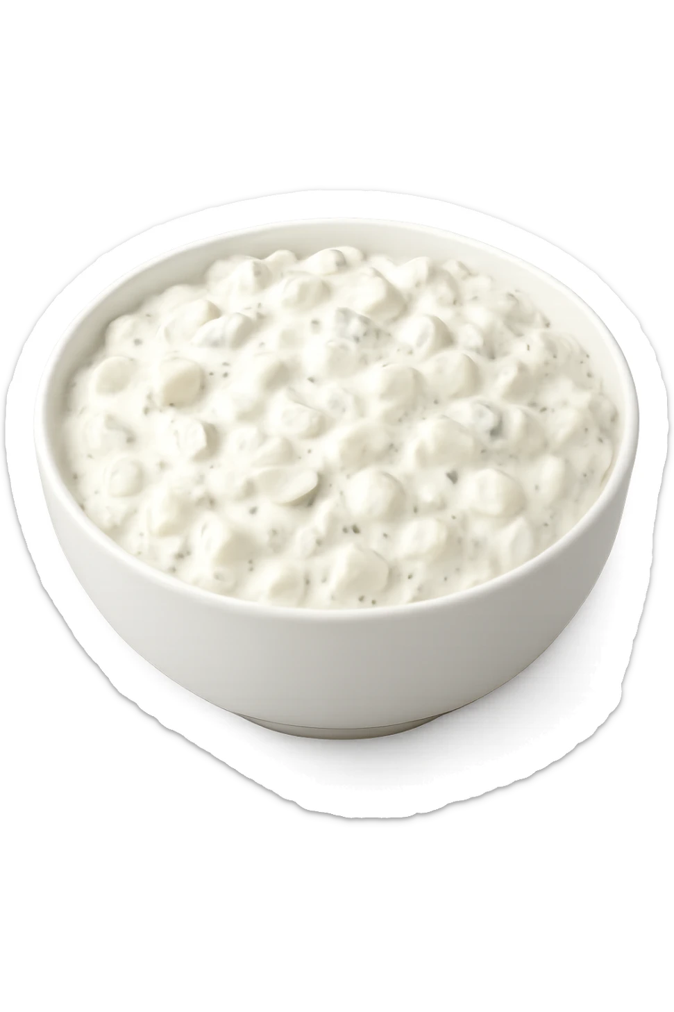 bowl di insalata bianca sticker