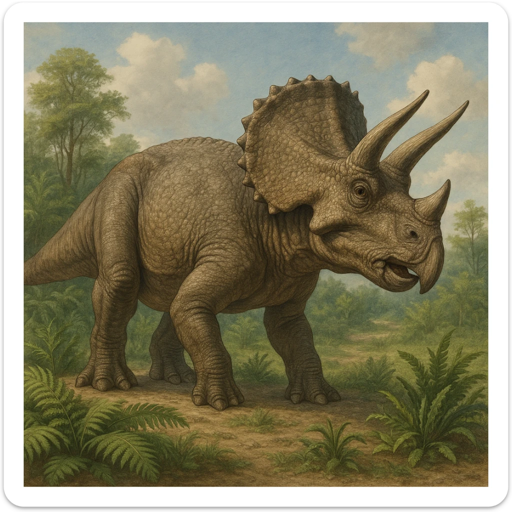 Triceratops sticker