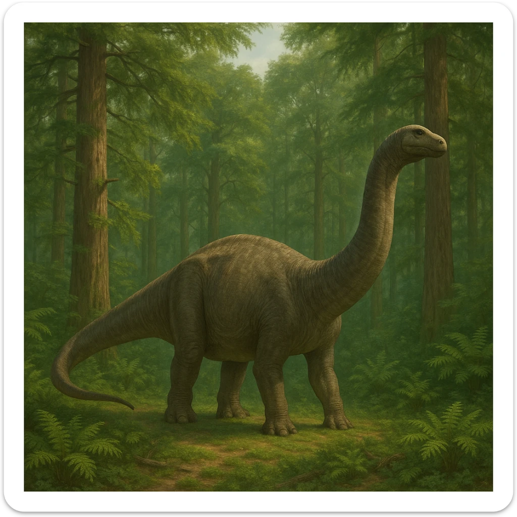 Brontosaurus sticker