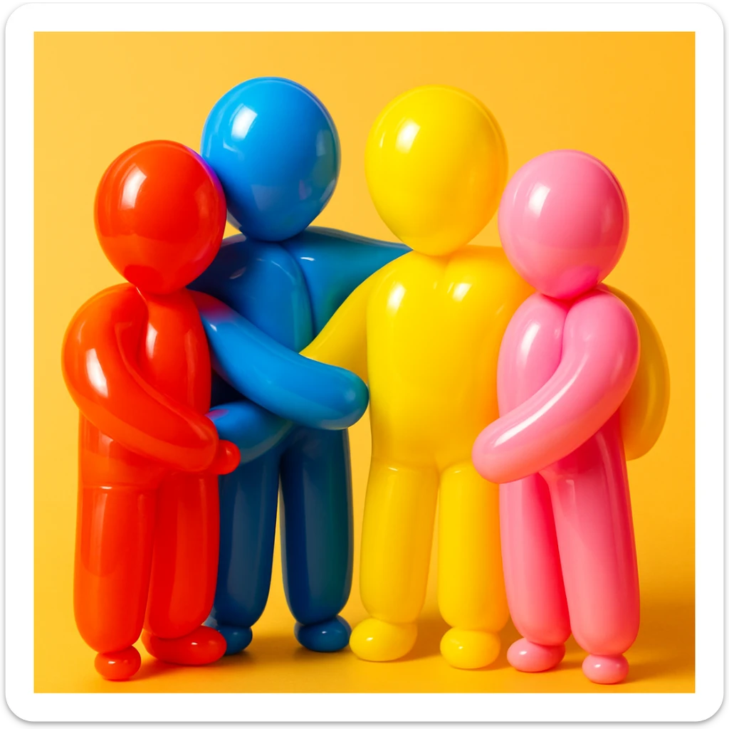 group of people sticker