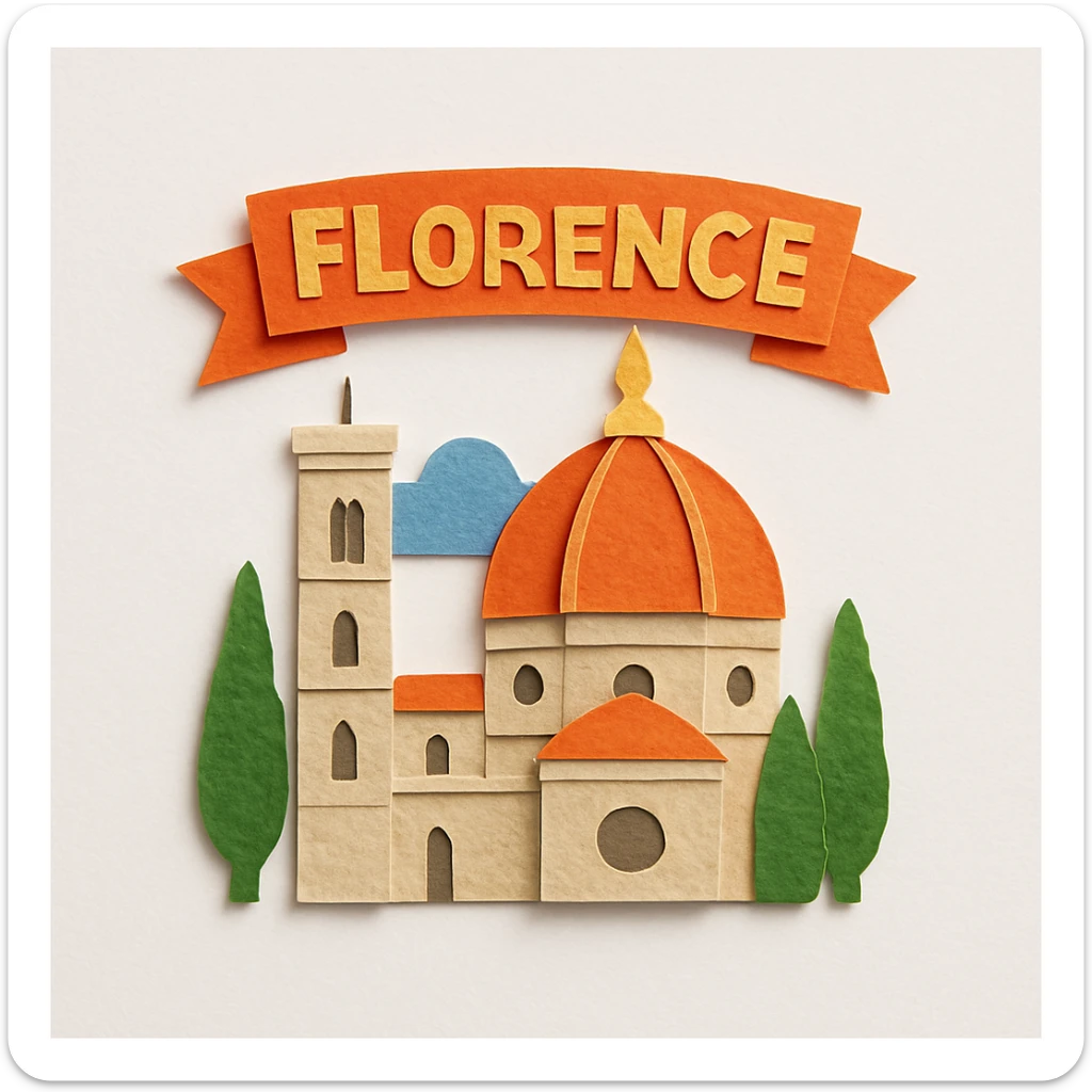 florence, italy sticker