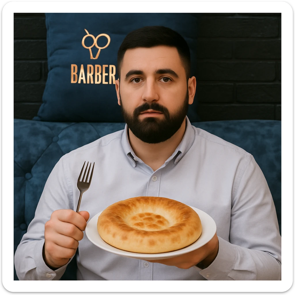 birinchidagi odamni yuziga 2 rasmdagi odamga uxshatib chizib bergin xuddu shunday non yen utirganini sticker