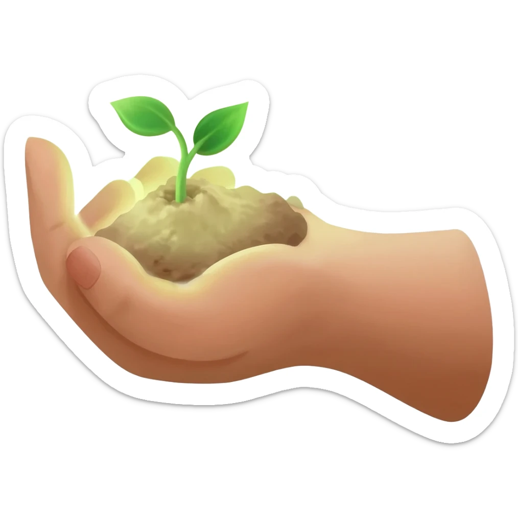 hand magic spell grow sticker