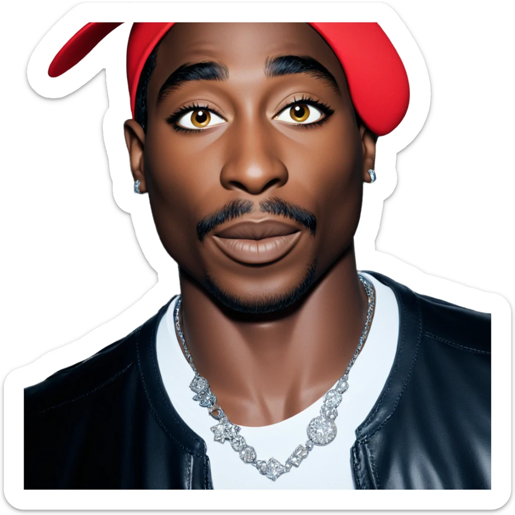 dark-skinned boy with jewelry sticker