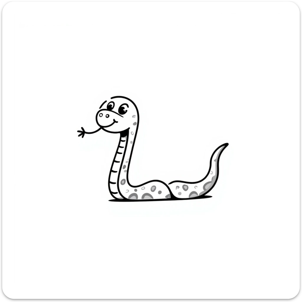 Snake sticker
