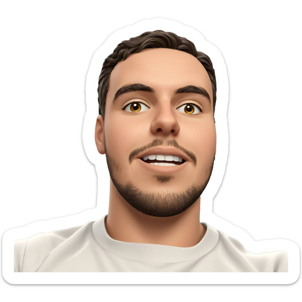 male in car interior sticker