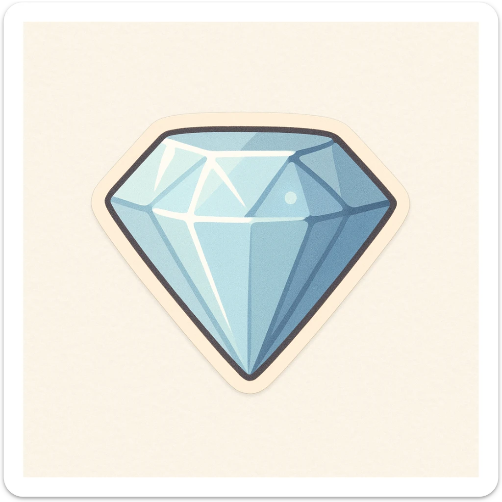 Create a diamond sticker