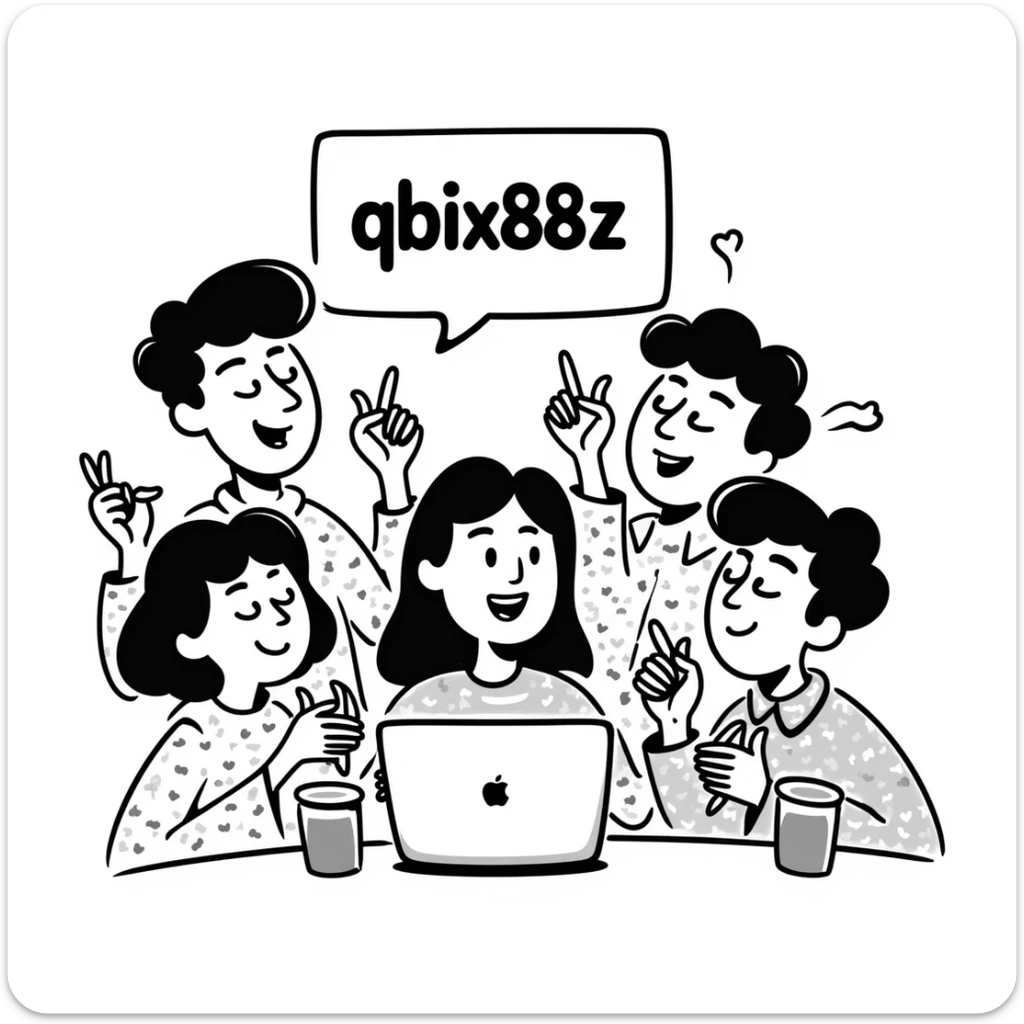 Gaming platform 'qbix88' with large community of players winning together and enjoying benefits sticker