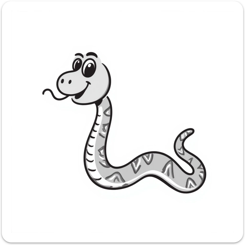 Snake sticker
