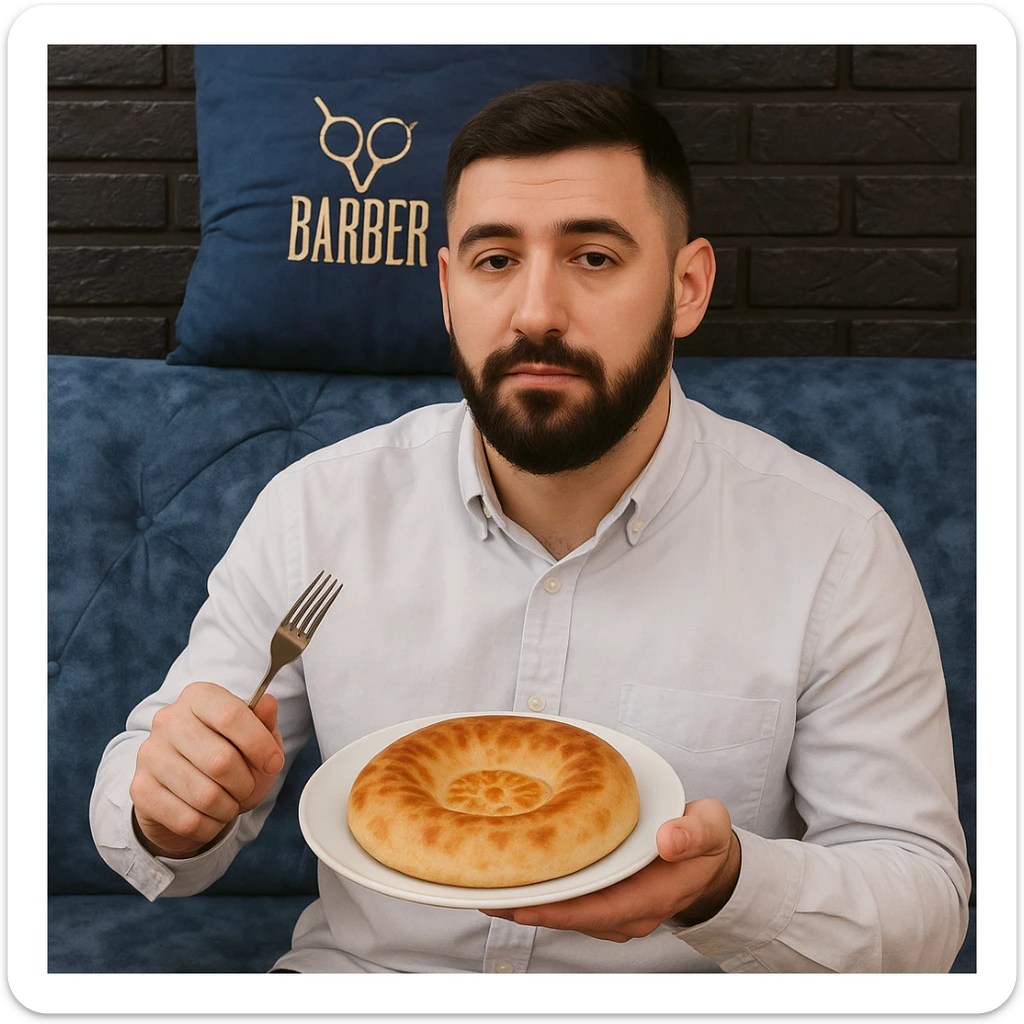 birinchidagi odamni yuziga 2 rasmdagi odamga uxshatib chizib bergin xuddu shunday non yen utirganini sticker