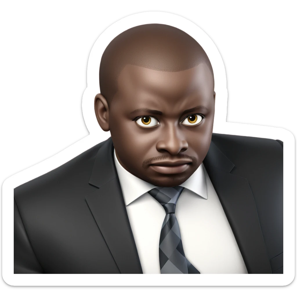 stylish boy in necktie sticker