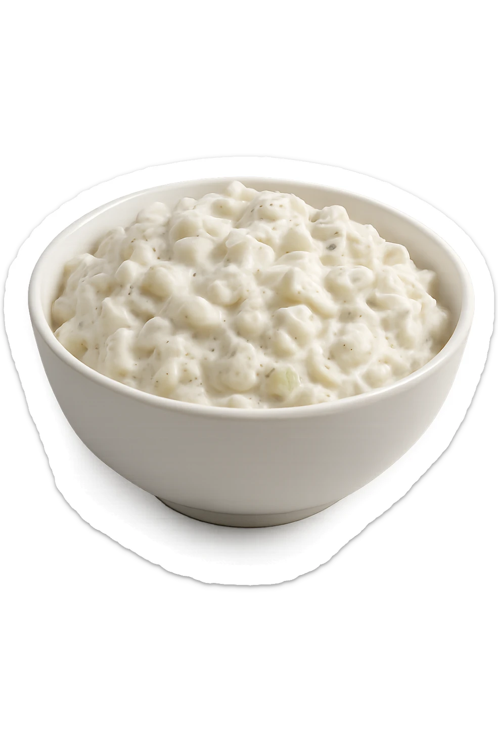 bowl di insalata bianca sticker