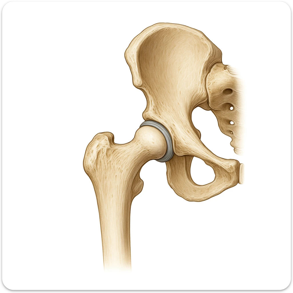 Anca su sfondo isolato sticker