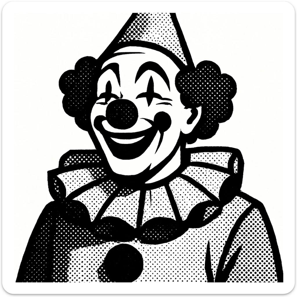 clown sticker