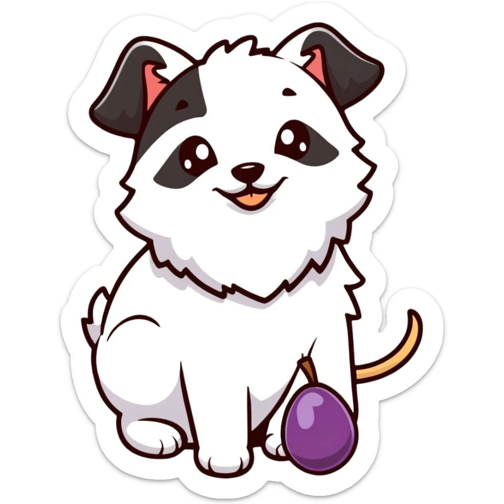 葡萄小狗 sticker