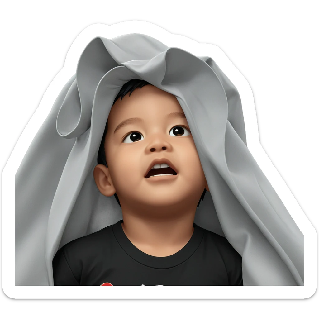 cool meme boy in shirt sticker