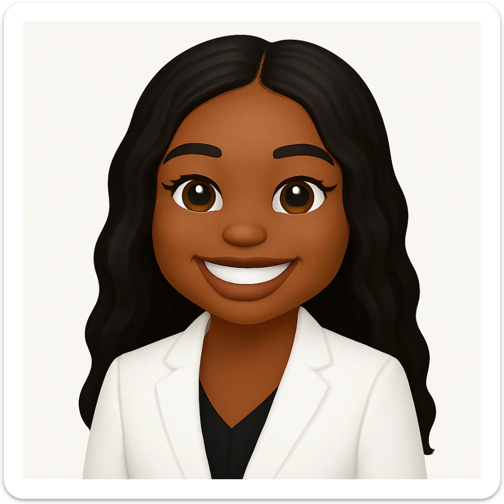 turn the second man in emoji style of the 1st image, match the facial features and match dressing style of the 2nd image, she is wearing white suit sticker