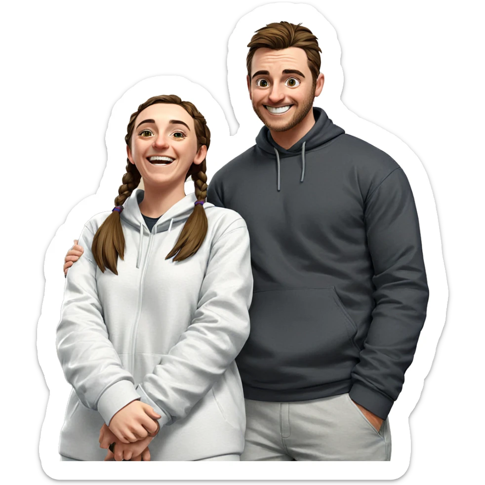 twintails and smiles meme sticker