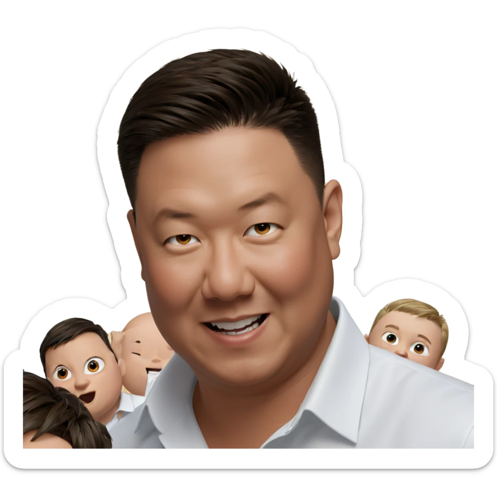 boys in white shirts meme sticker