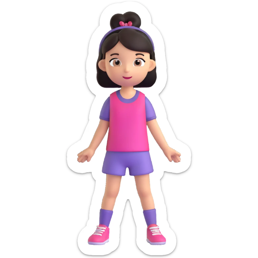 beautiful girl sticker