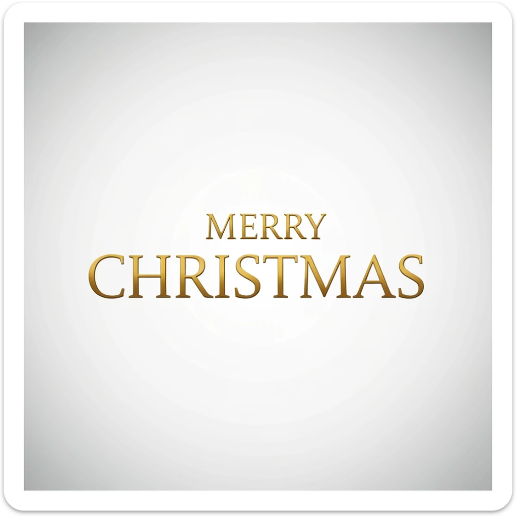 Merry christmas text, remove background sticker