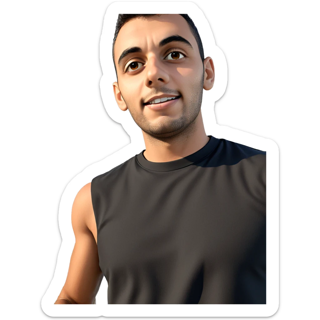 boy in black shirt meme sticker