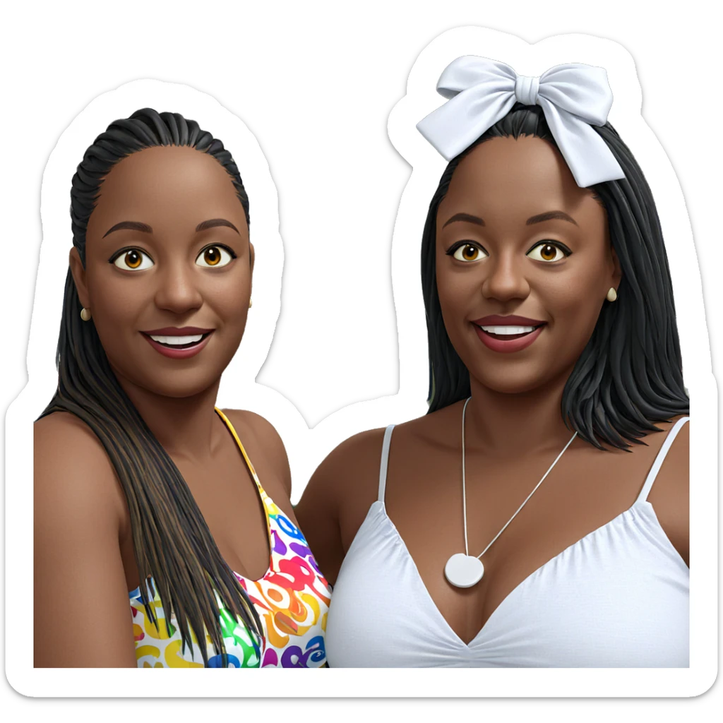 smiling group of friends sticker