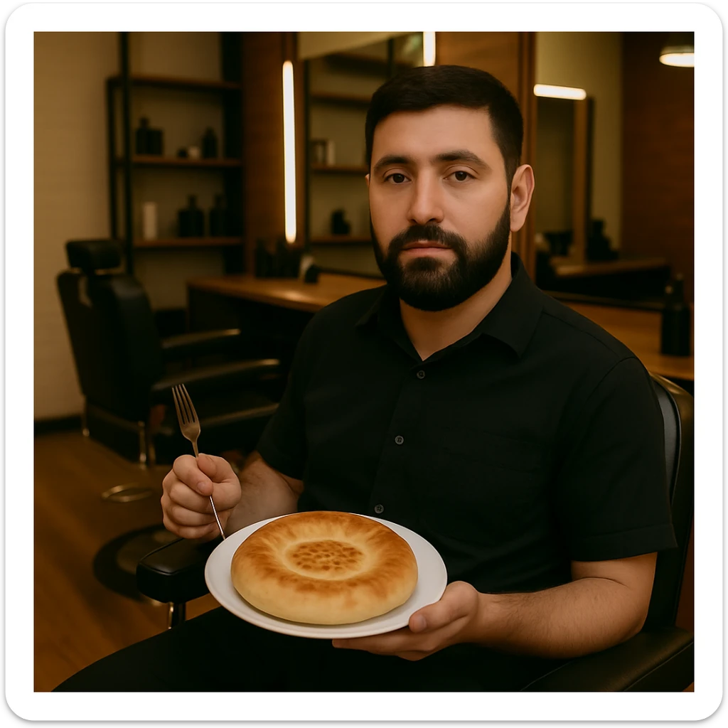 birinchidagi odamni yuziga 2 rasmdagi odamga uxshatib chizib bergin xuddu shunday non yen utirganini sticker