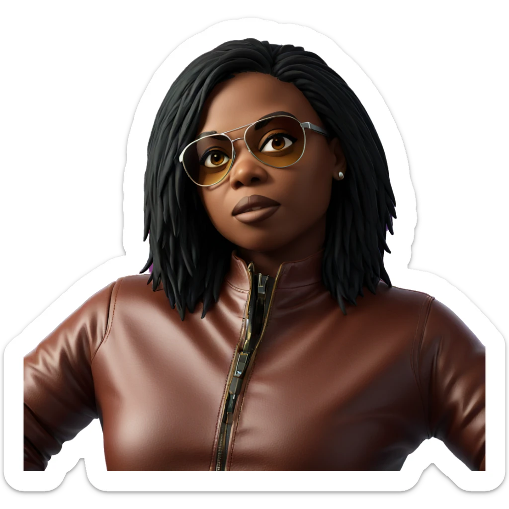 cool vibes with sunglasses on sticker