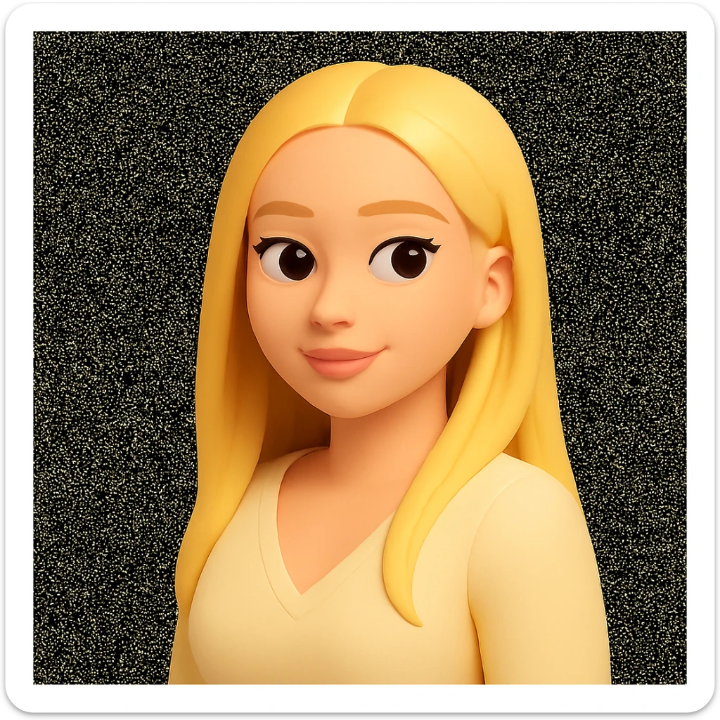Slightly increase the volume of the upper body of the girl and make it a separate emoji, separated from the boy. The original style is 3D Emoji, so please maintain the 3D Microsoft fluent emoji style in the edit. sticker