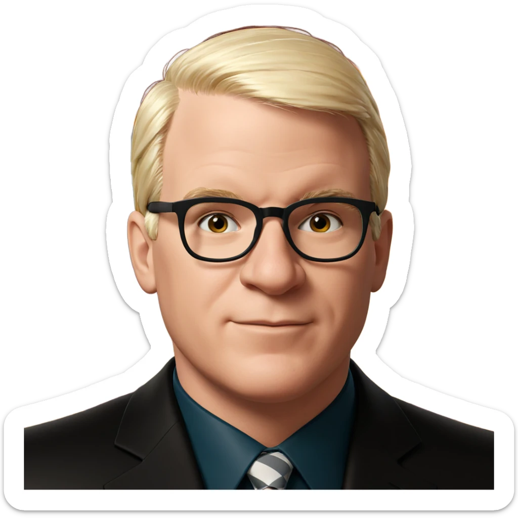 smartly dressed young gentleman sticker