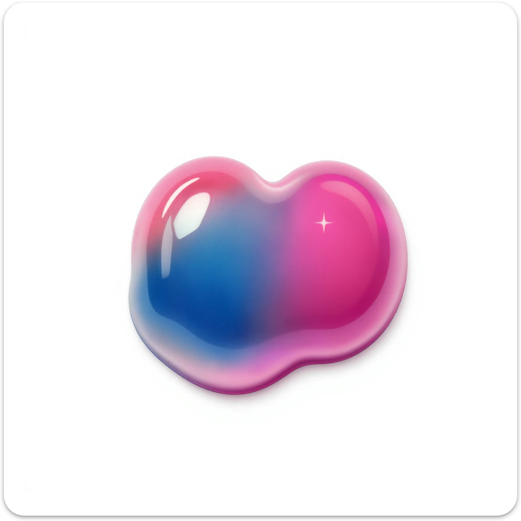 new object, cute and shiny, with a gradient effect, no background sticker