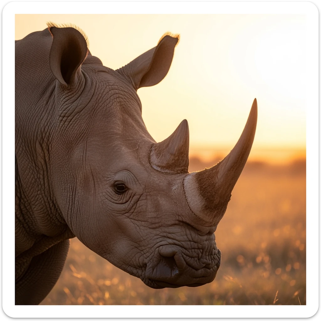 Rhino sticker