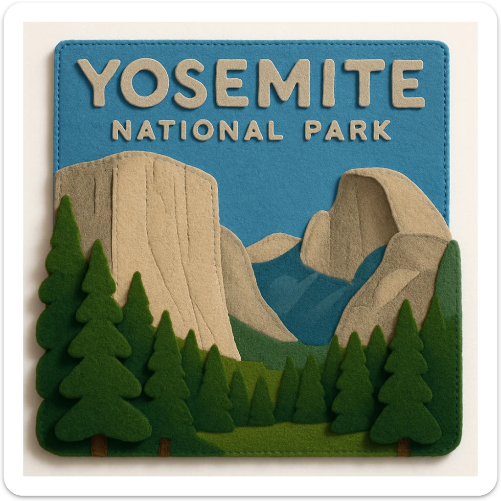 yosemite national park sticker